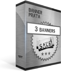  Pacote Banner Prata  Banner para empresa, criação de Banner, identidade visual e identidade corporativa
